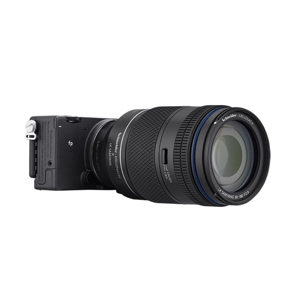 Samyang AF 60-180mm F2.8 L-mount zoom lens mounted on a Sigma fp full-frame camera